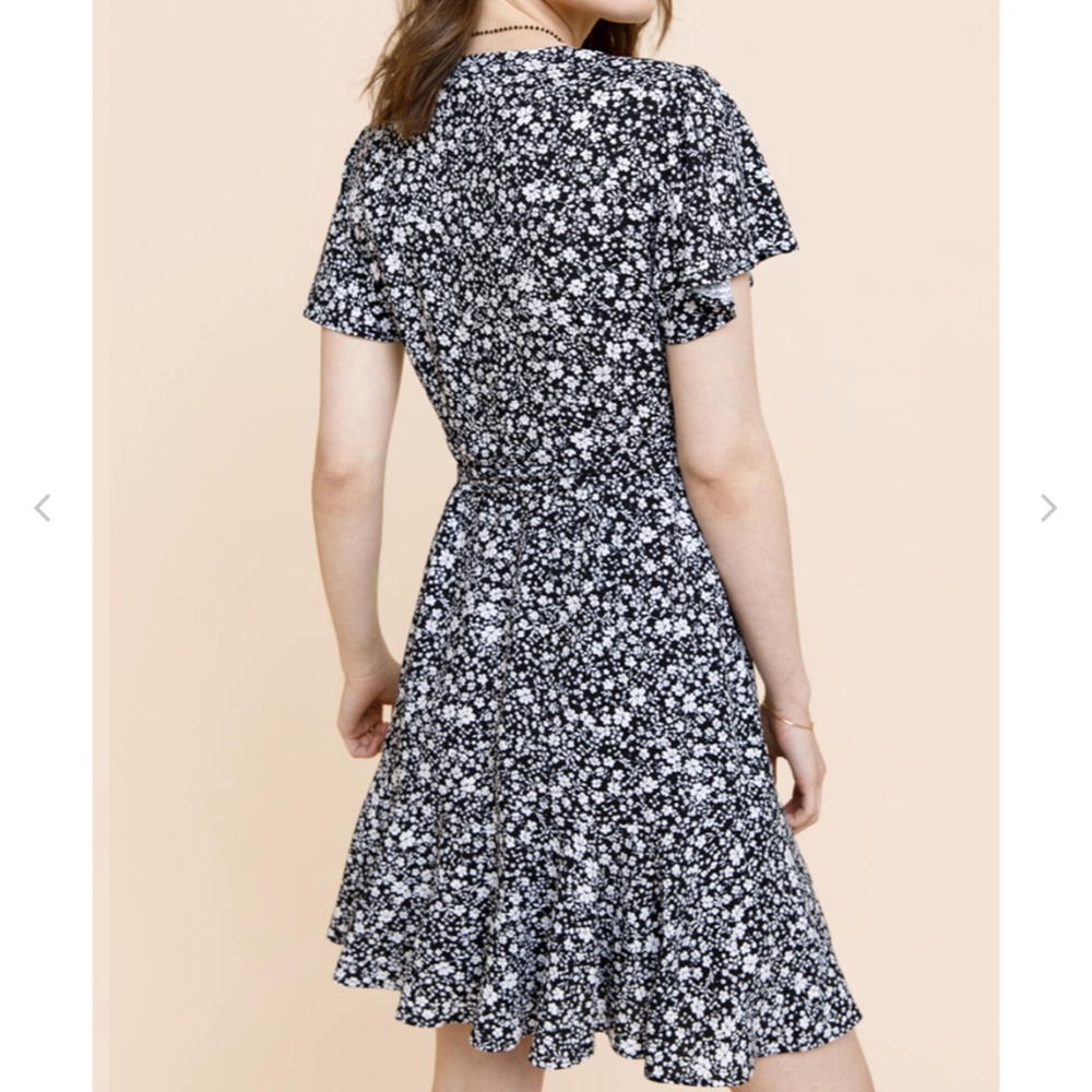 Floral Wrap Dress